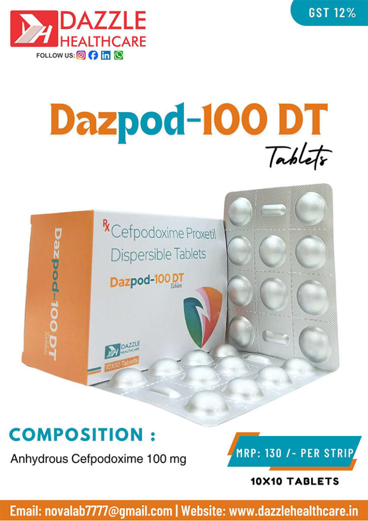 Cefpodoxime 100mg Tablet