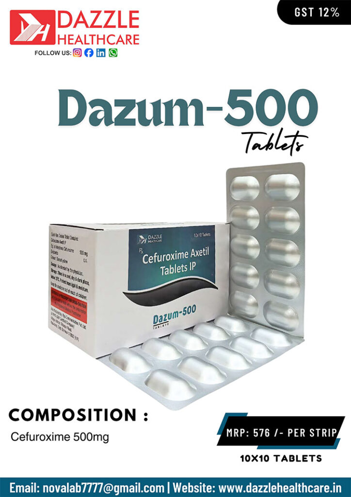 Cefuroxime 500 mg Tablet