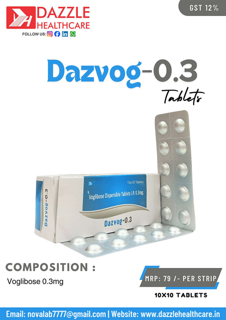 Voglibose 0.3 mg Tablet