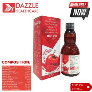 LYCOPENE CYANOCOBALAMIN,CO-ENZYME Q10,VITAMIN D2 MULTIVITAMIN &MULTIMINERAL SYRUP